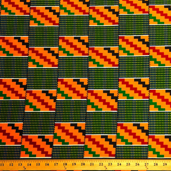 Kente African Print (19003-2) Fabric