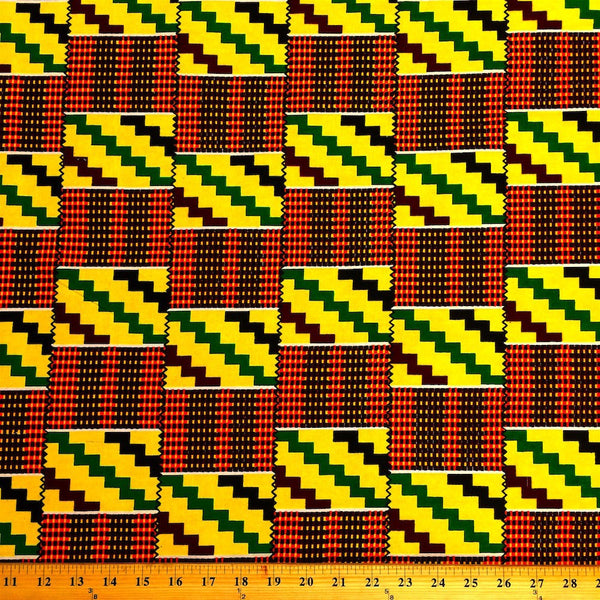 Kente African Print (19003-3) Fabric