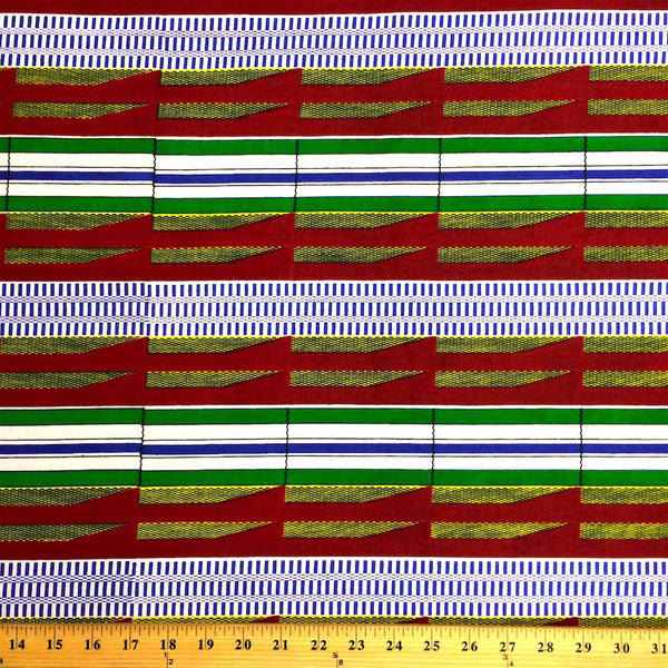 Kente African Print (19005-3) Fabric