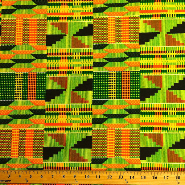 Kente African Print (19006-1) Fabric