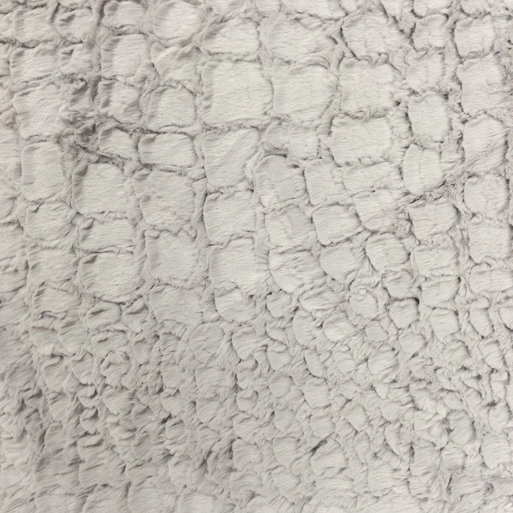 Faux Fur Fabric Reptile Rust 60