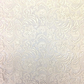 Ivory Sunflower Guipure French Venice Lace Fabric