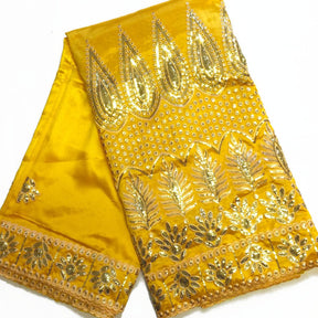 Baronial African George Taffeta - Yellow Fabric