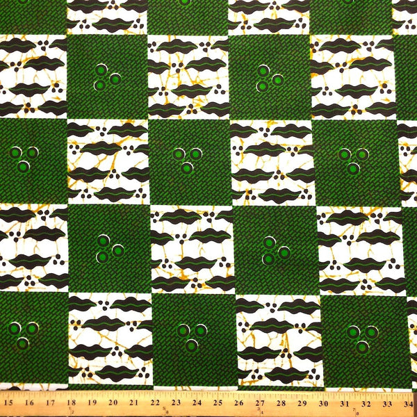 Cell African Print (90105-1) Fabric