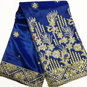 Grandiose African George Taffeta - Royal Blue Fabric