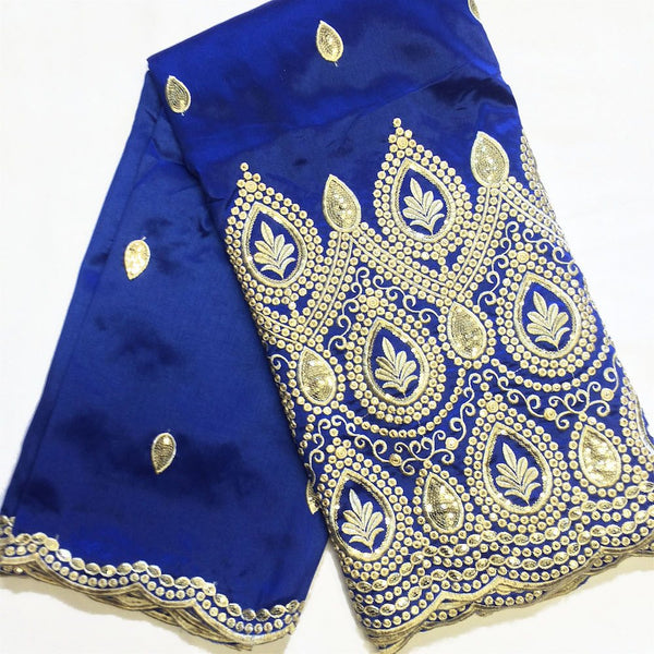 Regal African George Taffeta - Royal Blue