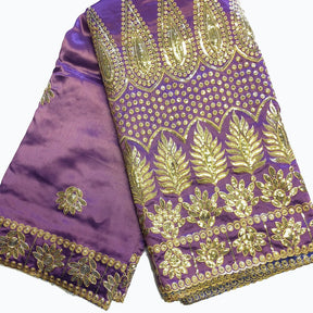 Baronial African George Taffeta - Lavender Fabric