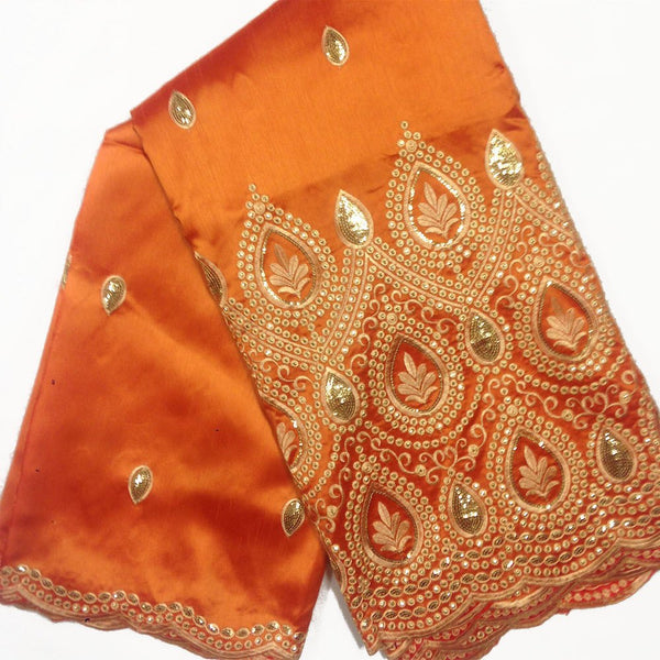 Regal African George Taffeta - Orange