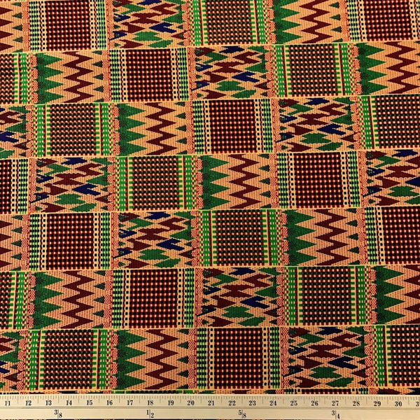 Kente African Print (19007-1) Fabric