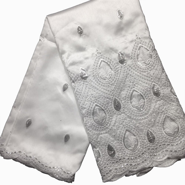 Regal African George Taffeta - Silver