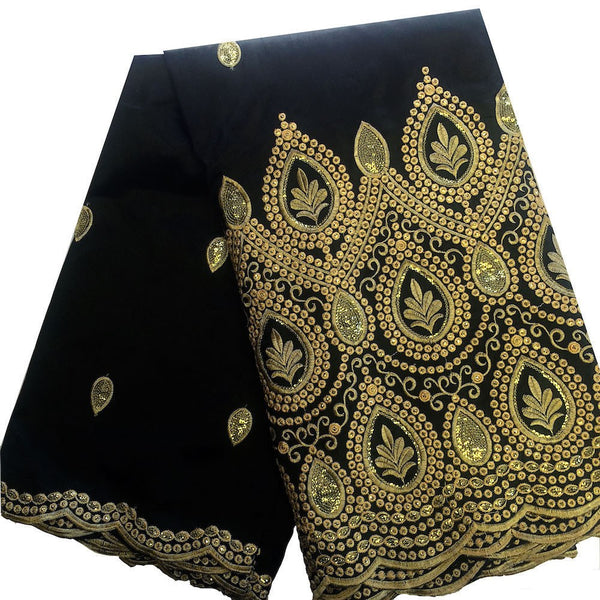 Regal African George Taffeta - Black