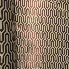 Brown Velvet Jacquard (916-2) Fabric