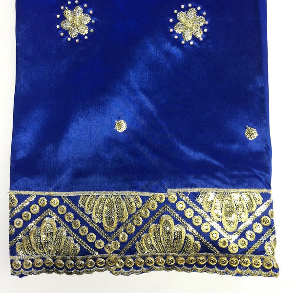 Grandiose African George Taffeta - Royal Blue Fabric