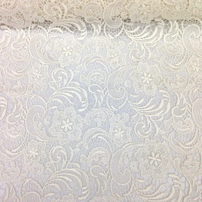 Ivory Sunflower Guipure French Venice Lace Fabric
