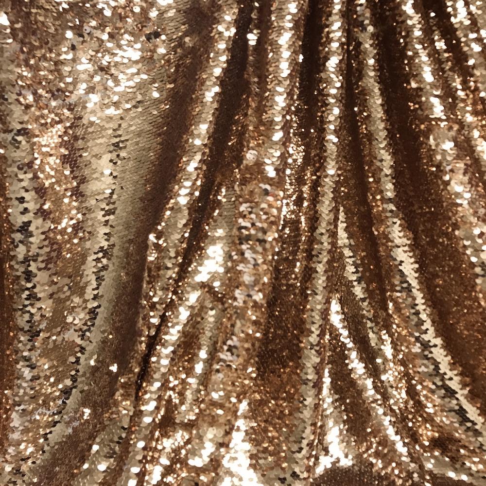 Mermaid Design Fabric - White - 4 Way Stretch Sequins Fabric on Lace Mesh Sold By Yard
