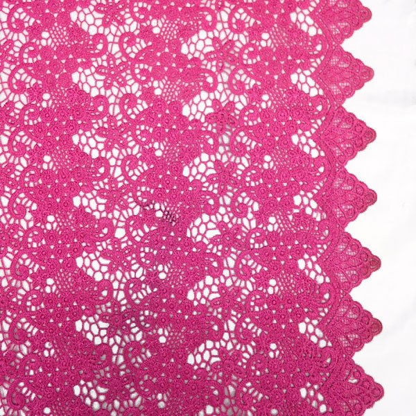 Pink Berry Guipure French Venice Lace