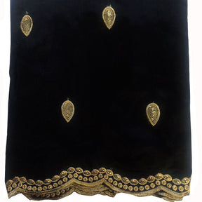 Regal African George Taffeta - Black