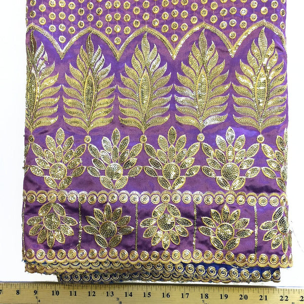 Baronial African George Taffeta - Lavender Fabric