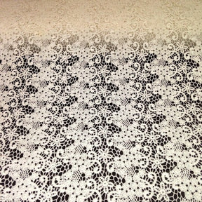 Ivory Berry Guipure French Venice Lace Fabric