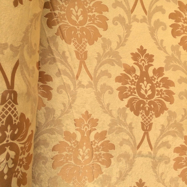 Gold Velvet Jacquard (902-3) Fabric