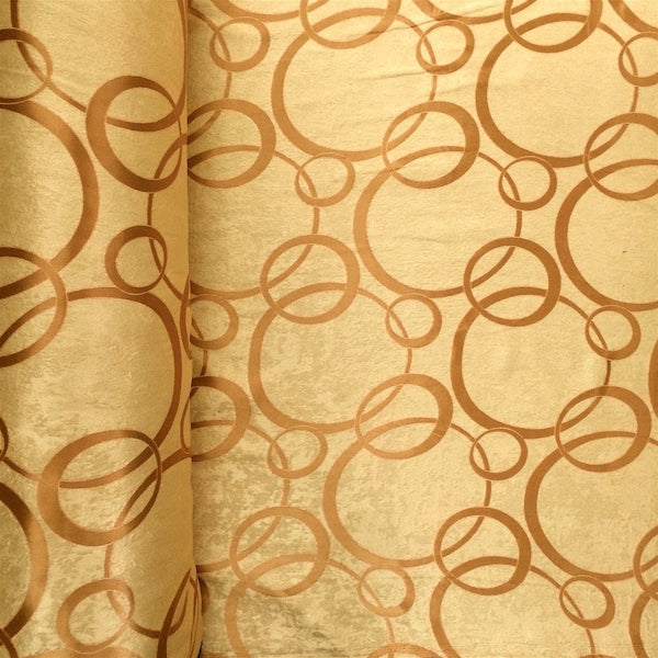 Gold Velvet Jacquard (905-3) Fabric