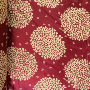 Burgundy Velvet Jacquard (906-5) Fabric