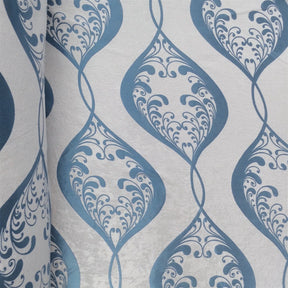 Blue Velvet Jacquard (907-8) Fabric