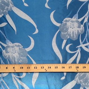 Blue Velvet Jacquard (908-8) Fabric