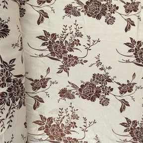 Brown Velvet Jacquard (910-2) Fabric