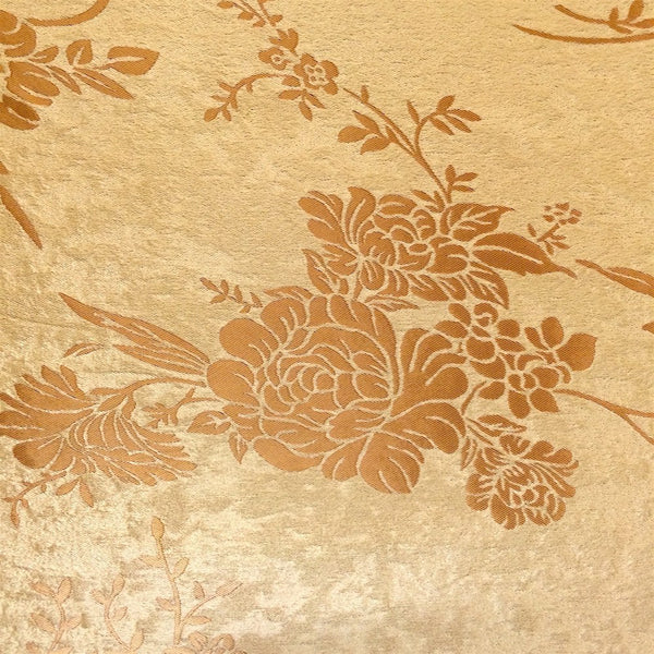 Gold Velvet Jacquard (910-3) Fabric