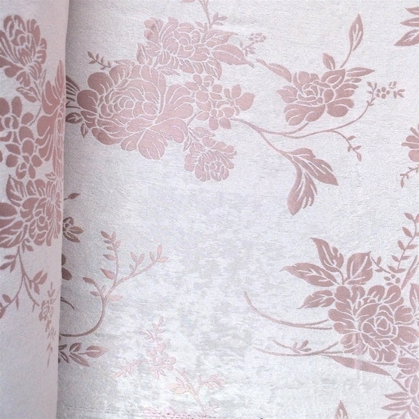 Pink Velvet Jacquard (910-9) Fabric