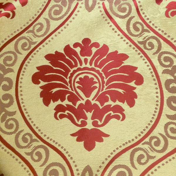 Burgundy Velvet Jacquard (914-5) Fabric