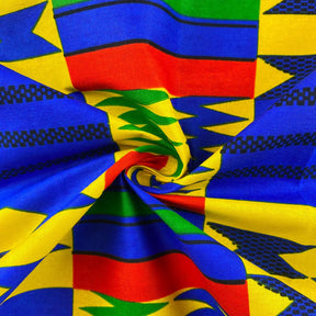 Fabric Wholesale Direct Kente African Print (19004-7) Fabric