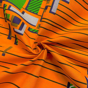 African Print (90206-5) Fabric
