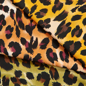 Leopard Crepe De Chine Print