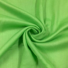 Rayon Challis Rod Pocket Curtains - Apple Green