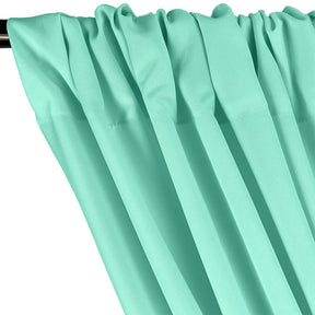 Poplin (60 Inch) Rod Pocket Curtains - Aqua