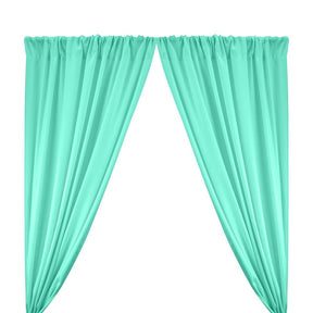 Poplin (60") Rod Pocket Curtains - Aqua