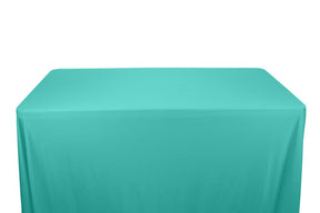 Shiny Milliskin Tricot Banquet Rectangular Table Covers - 6 Feet