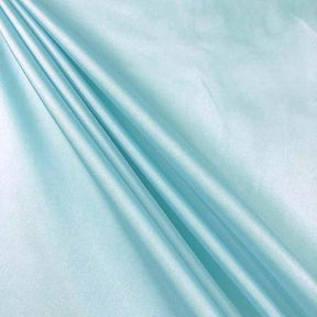 Polyester Taffeta Lining Rod Pocket Curtains - Baby Blue