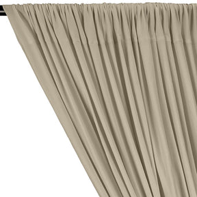 DTY Double-Sided Brushed Rod Pocket Curtains - Beige