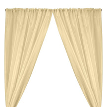 Polyester Dupioni Rod Pocket Curtains - Beige 103