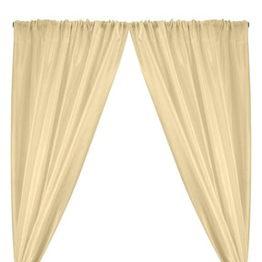 Polyester Dupioni Rod Pocket Curtains - Beige 103