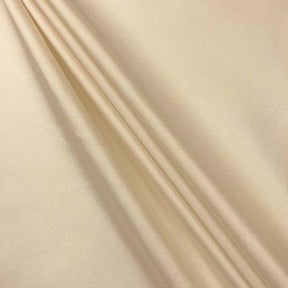 Polyester Taffeta Lining Rod Pocket Curtains - Beige