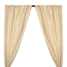 Silk Dupioni (54") Rod Pocket Curtains - Beige
