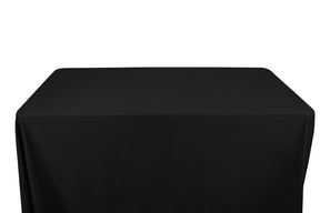Cotton Polyester Broadcloth Banquet Rectangular Table Covers - 6 Feet