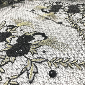 Floral Gem Embroidery