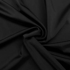 Matte Milliskin Rod Pocket Curtains - Black