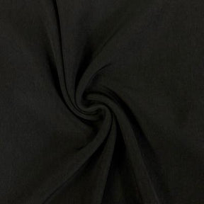 Peachskin Rod Pocket Curtains - Black