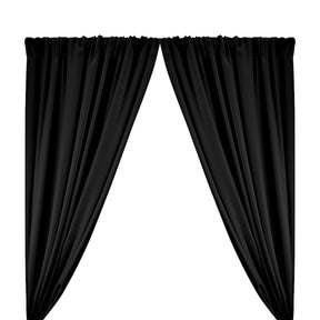 Poplin (60 Inch) Rod Pocket Curtains - Black